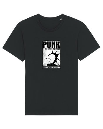 punk it`s a way of life Black