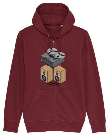 magnetofon Burgundy