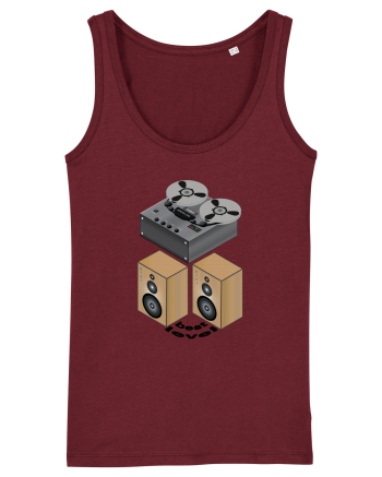 magnetofon Burgundy