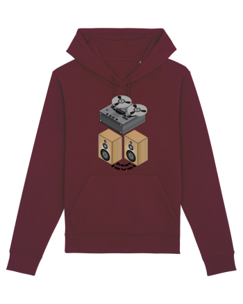magnetofon Burgundy