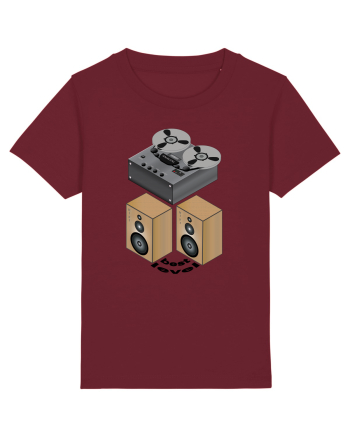 magnetofon Burgundy