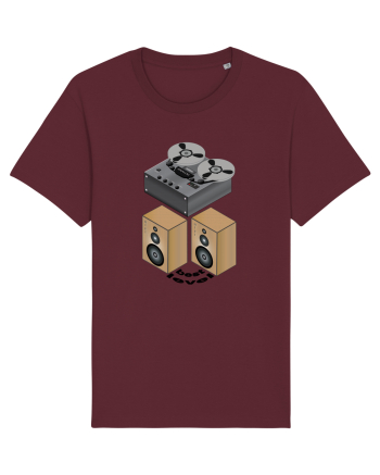 magnetofon Burgundy