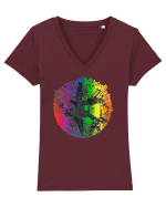 RGB City Tricou mânecă scurtă guler V Damă Evoker