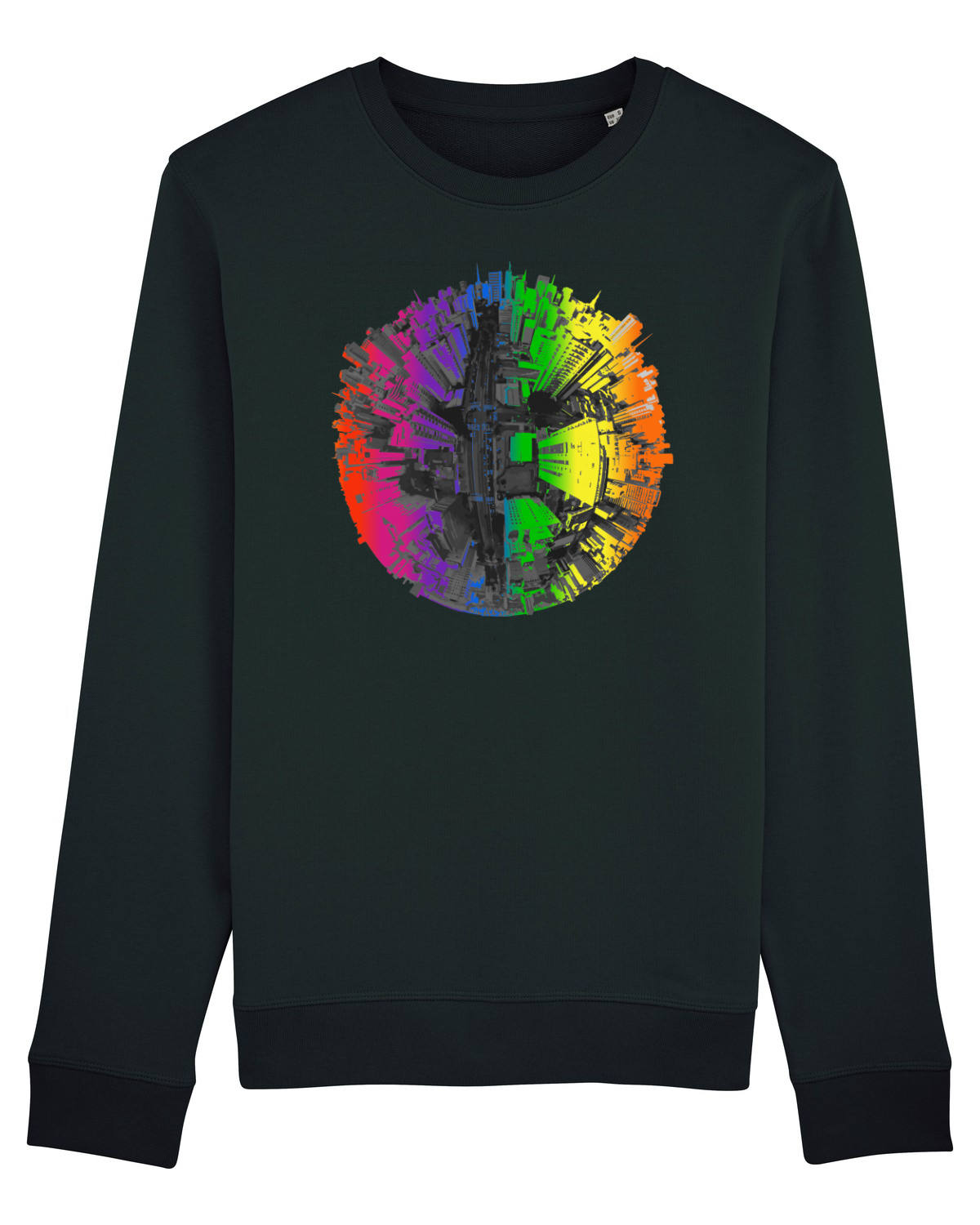 Bluză mânecă lungă Unisex Rise Black
