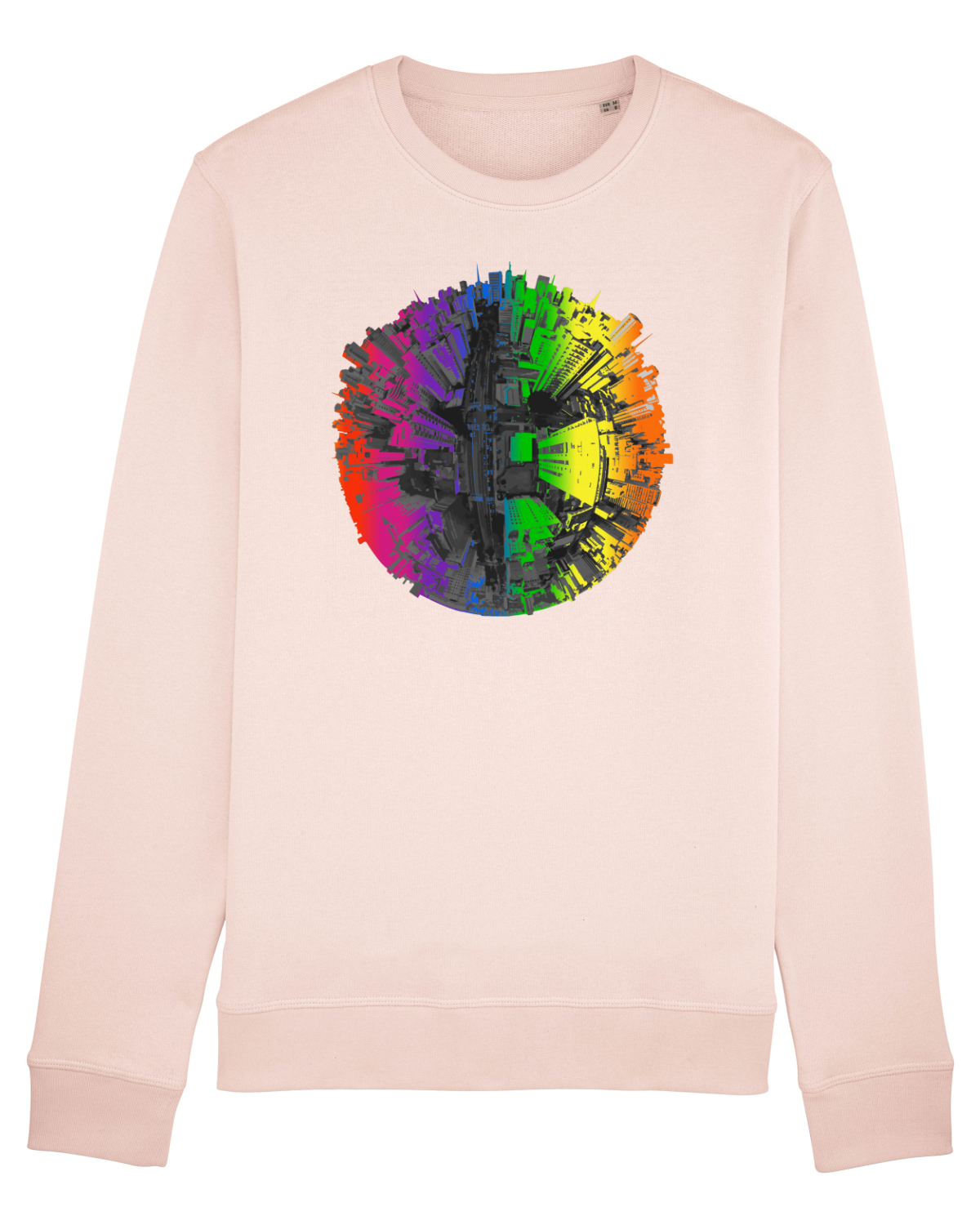 Bluză mânecă lungă Unisex Rise Candy Pink