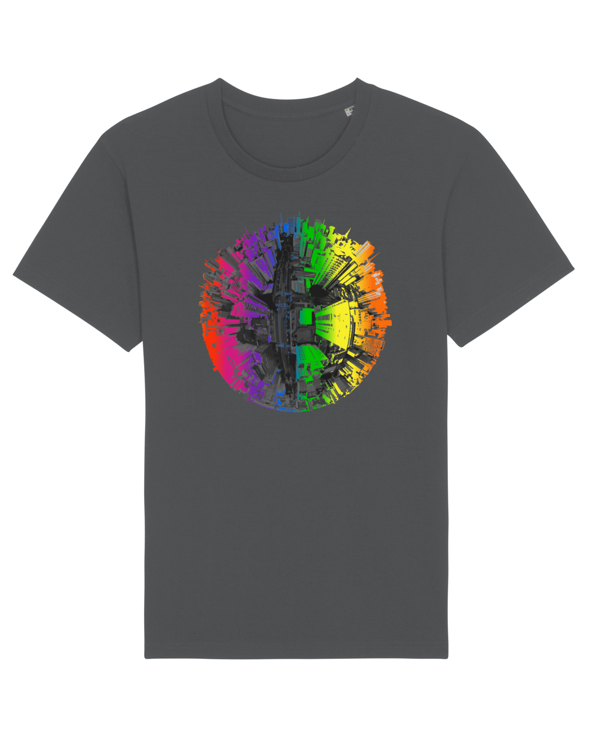 Tricou mânecă scurtă Unisex Rocker Anthracite