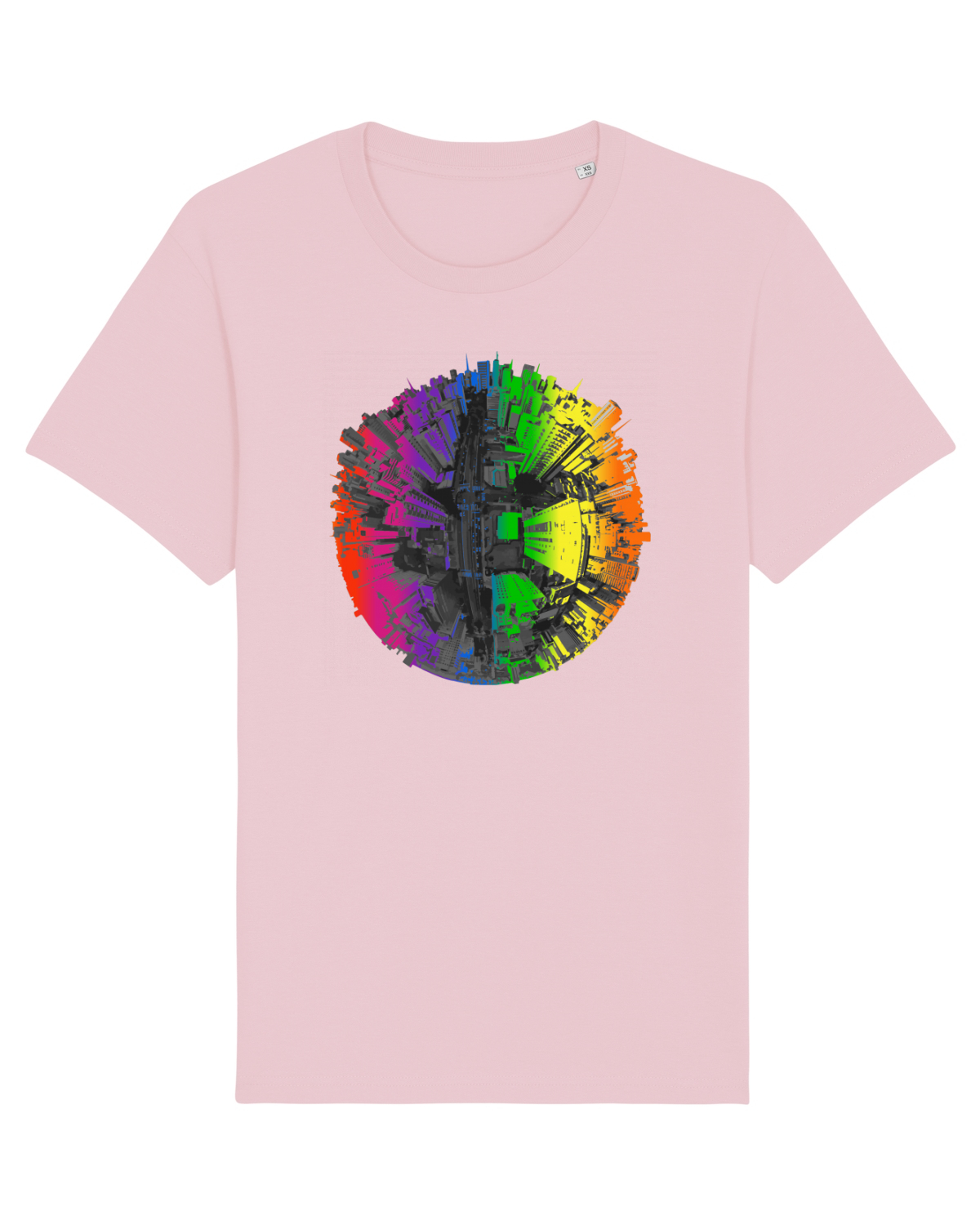 Tricou mânecă scurtă Unisex Rocker Cotton Pink