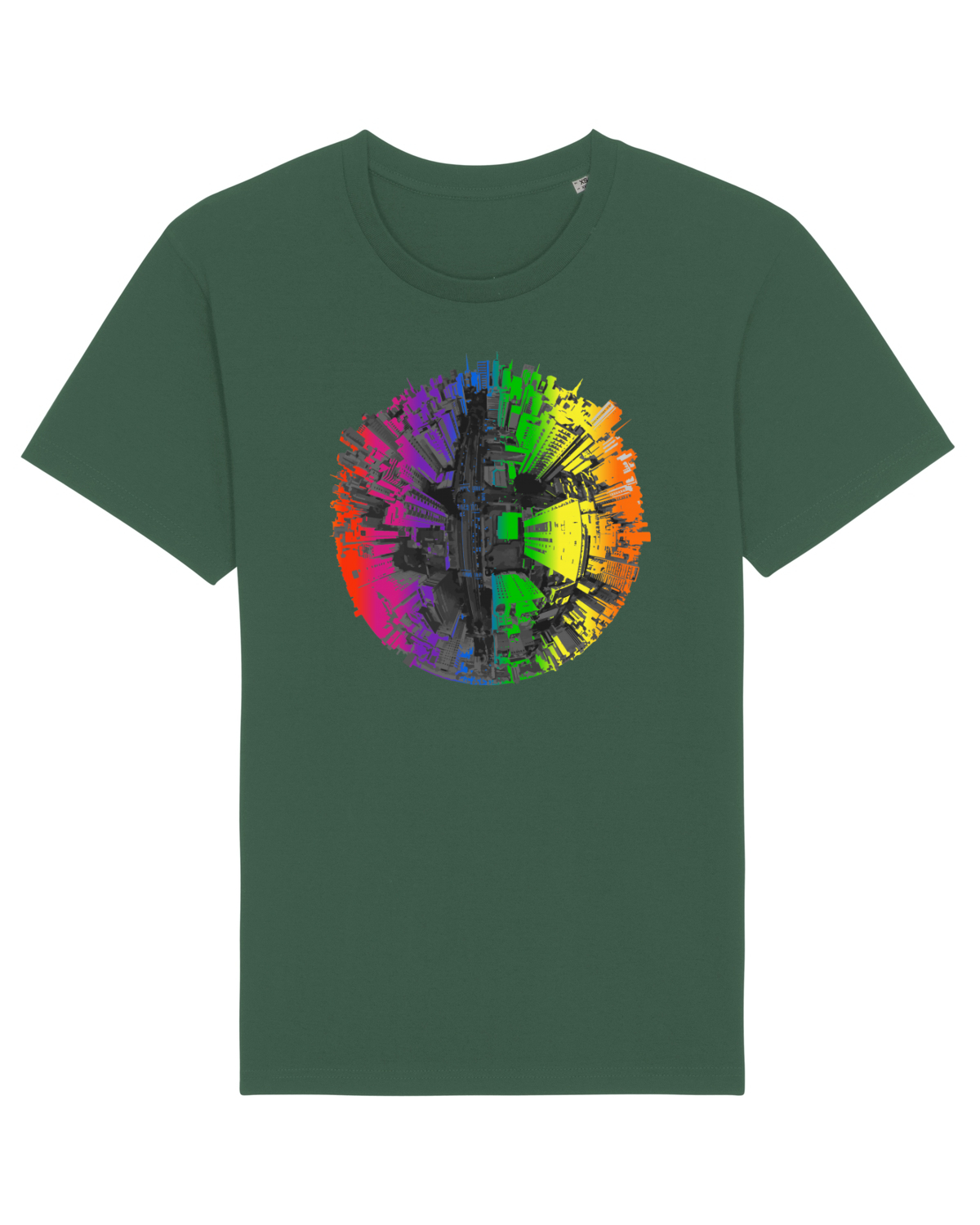 Tricou mânecă scurtă Unisex Rocker Bottle Green