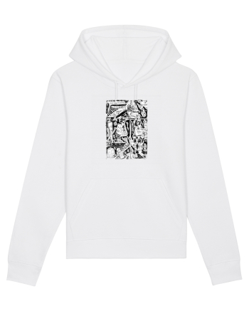 doodle cartoon ,life aspects White