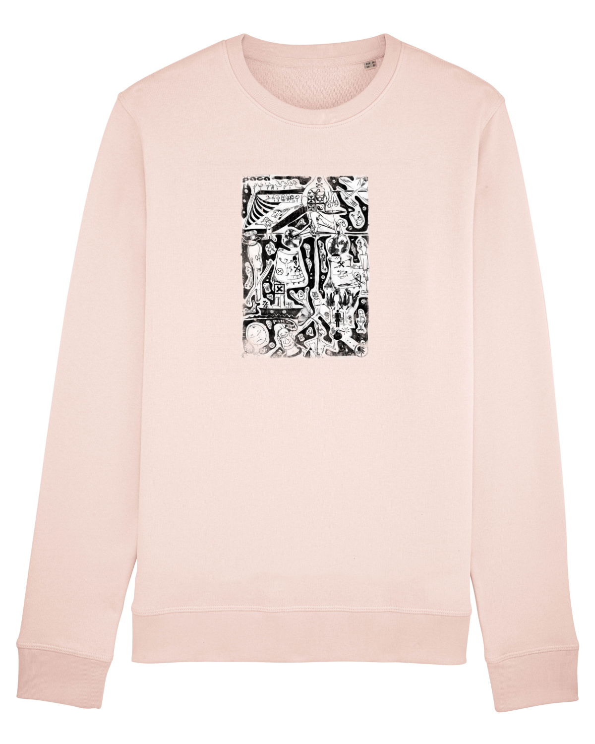 Bluză mânecă lungă Unisex Rise Candy Pink