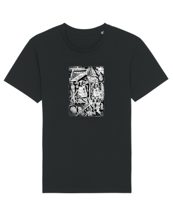 doodle cartoon ,life aspects Black