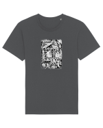 doodle cartoon ,life aspects Tricou mânecă scurtă Unisex Rocker