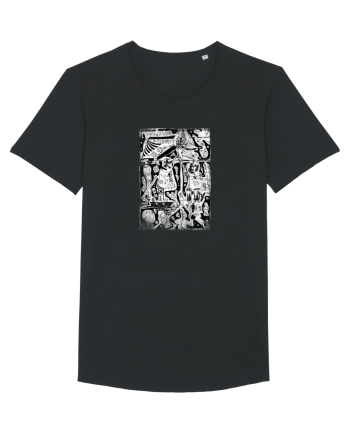 doodle cartoon ,life aspects Black