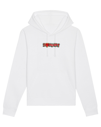 I LOVE Heart White