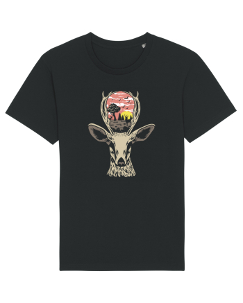 Deer Nature Black