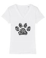 Dogs Tricou mânecă scurtă guler V Damă Evoker