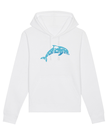  Blue Dolphin White