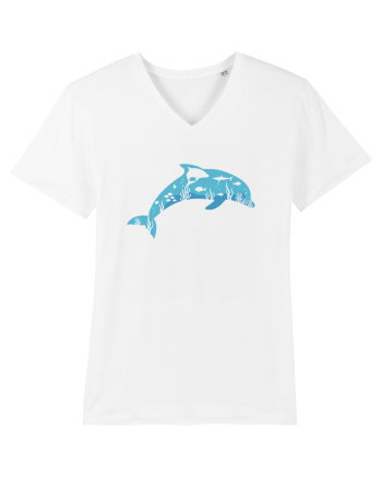  Blue Dolphin White