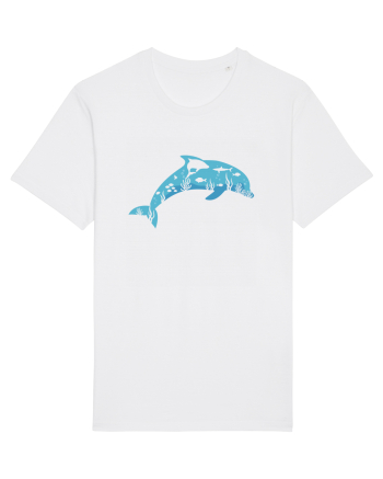  Blue Dolphin White