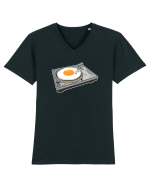 Egg Scratch DJ Tricou mânecă scurtă guler V Bărbat Presenter