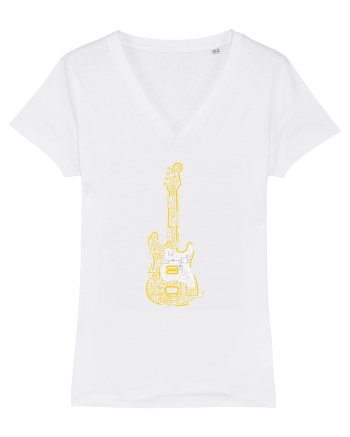 Electric Guitar White