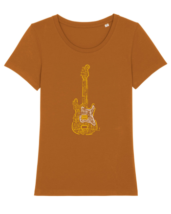 Electric Guitar Roasted Orange