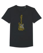 Electric Guitar Tricou mânecă scurtă guler larg Bărbat Skater
