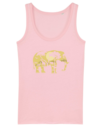 Elephant Forest Cotton Pink