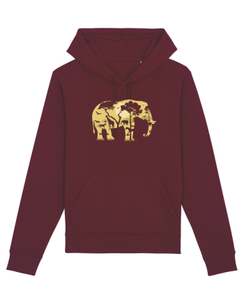 Elephant Forest Burgundy