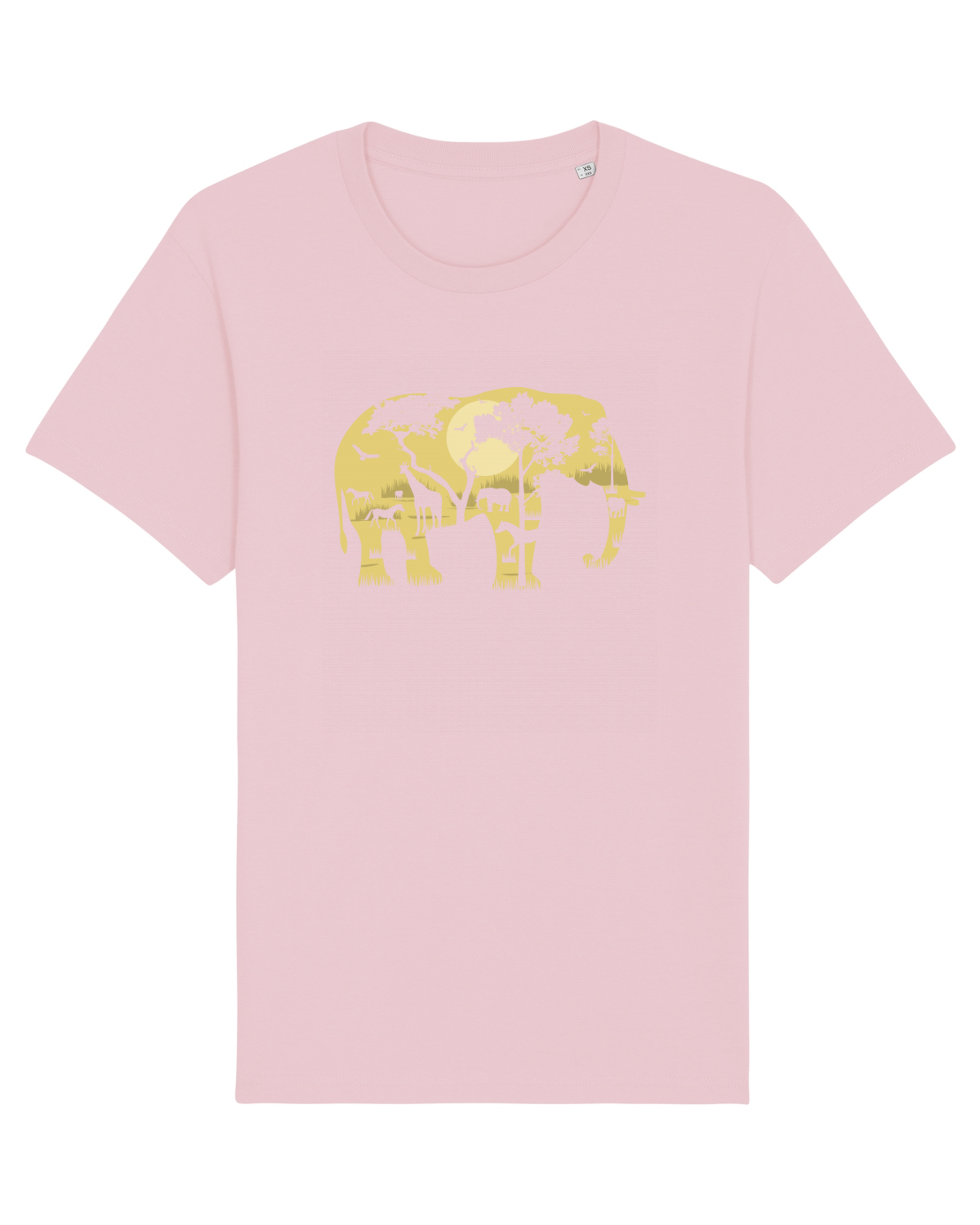 Tricou mânecă scurtă Unisex Rocker Cotton Pink
