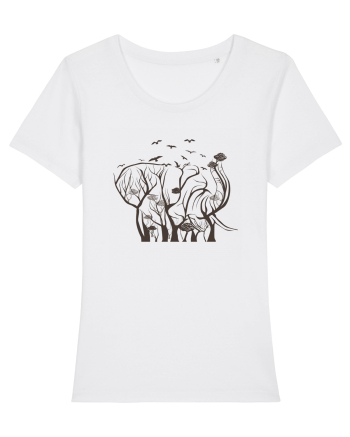 Elephant Tree White