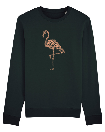 Flower Flamingo Black