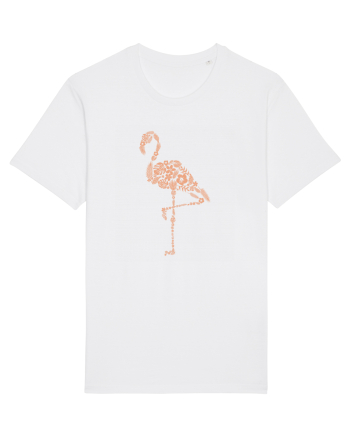 Flower Flamingo White