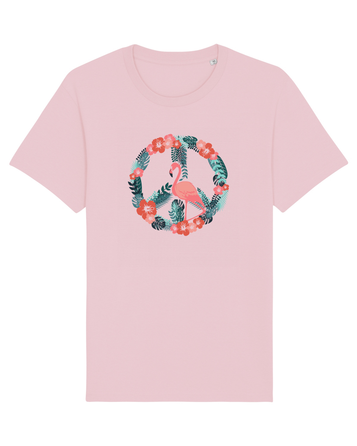 Tricou mânecă scurtă Unisex Rocker Cotton Pink