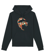 Fox Flower Dolphin Hanorac Unisex Drummer