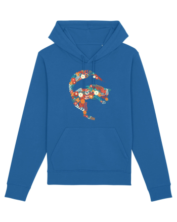 Fox Flower Dolphin Royal Blue