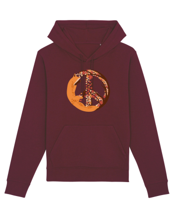 Fox Peace Burgundy