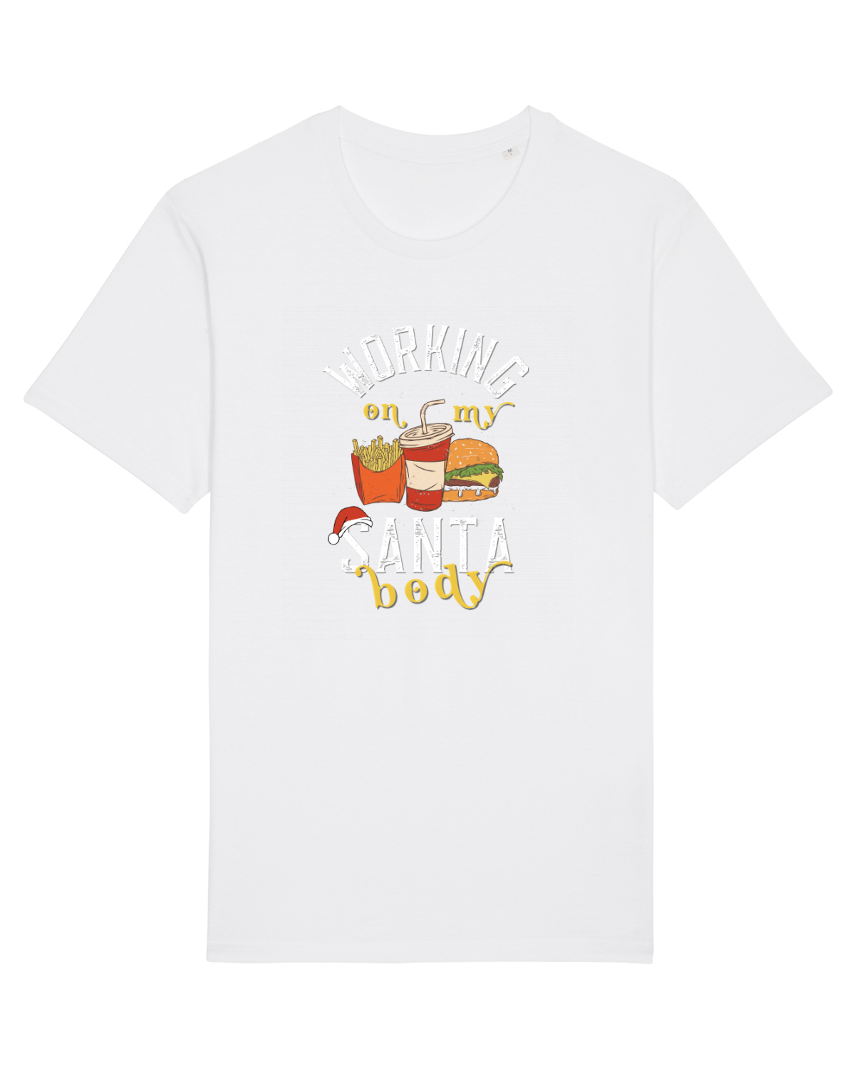 Tricou mânecă scurtă Unisex Rocker White