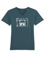 Take the mountains with you Tricou mânecă scurtă guler V Bărbat Presenter