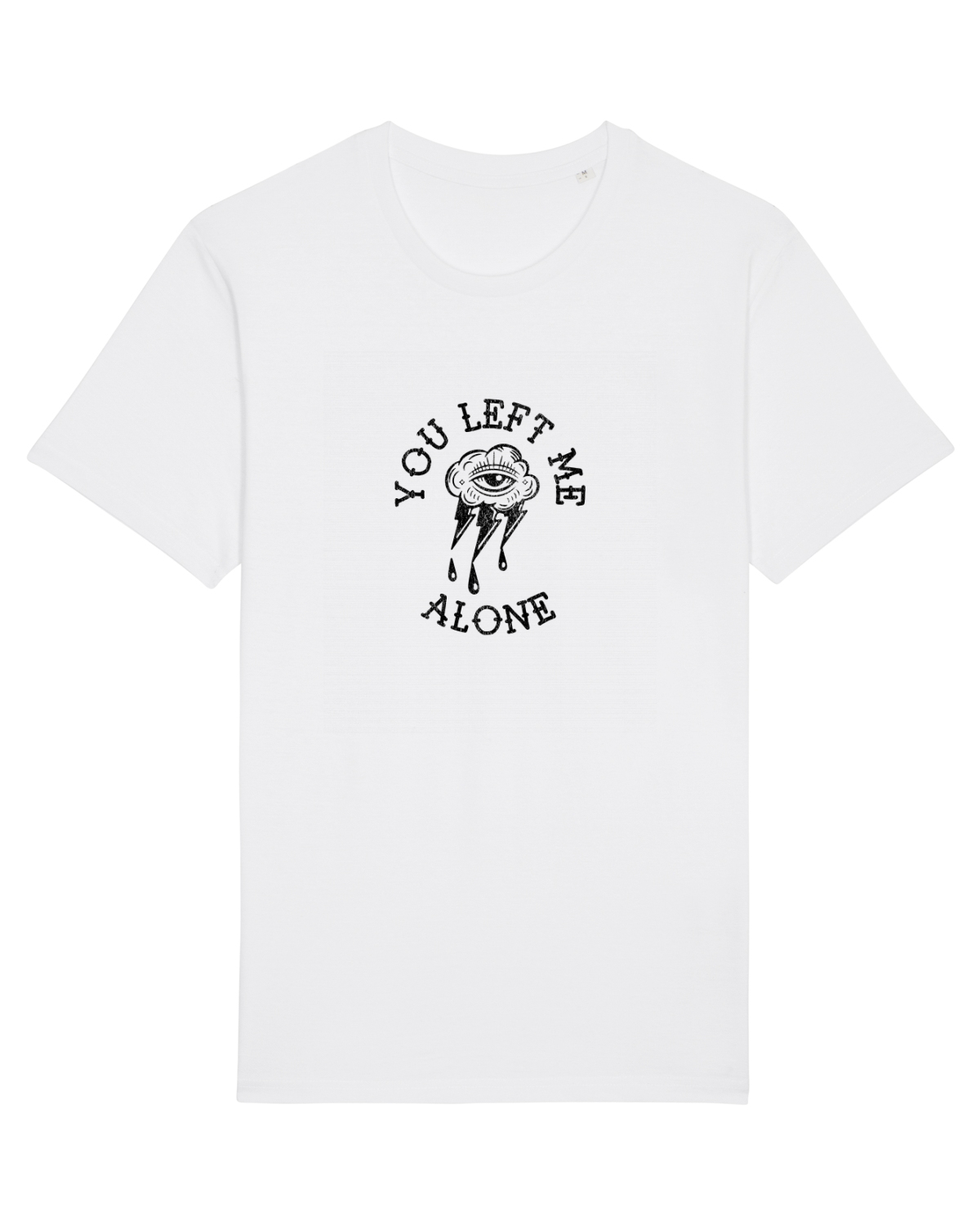 Tricou mânecă scurtă Unisex Rocker White