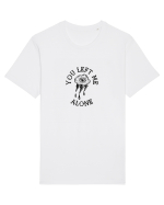 You left me alone Tricou mânecă scurtă Unisex Rocker