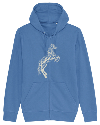 Tree Horse Bright Blue