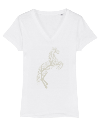Tree Horse White