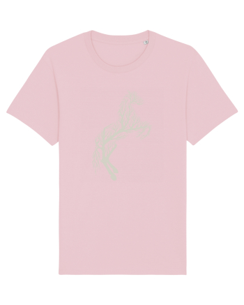 Tree Horse Cotton Pink