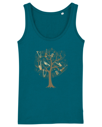 Tree Music Notes Ocean Depth