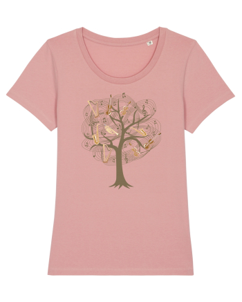 Tree Music Notes Canyon Pink