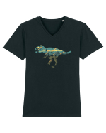 Meteorite T-Rex Tricou mânecă scurtă guler V Bărbat Presenter