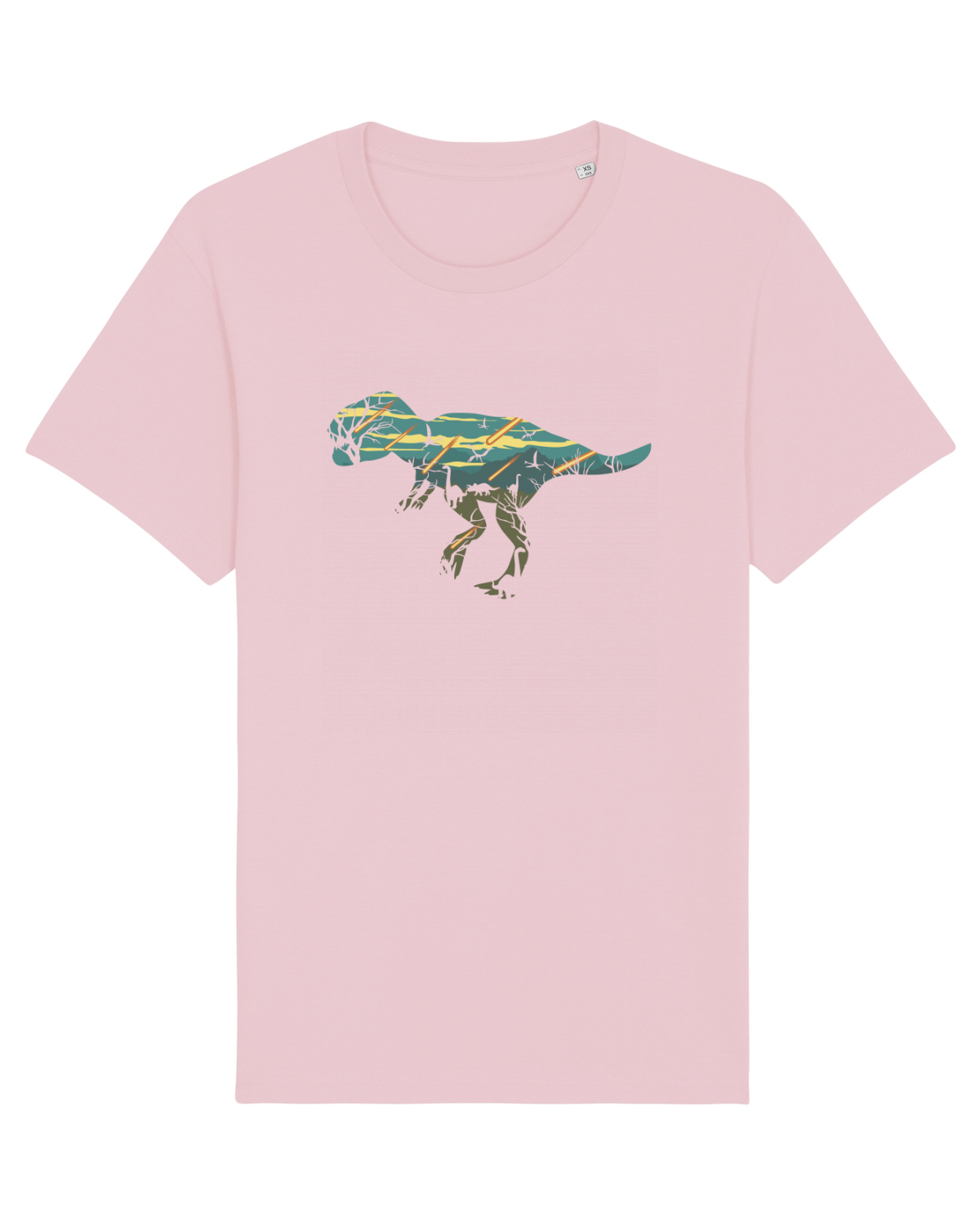 Tricou mânecă scurtă Unisex Rocker Cotton Pink