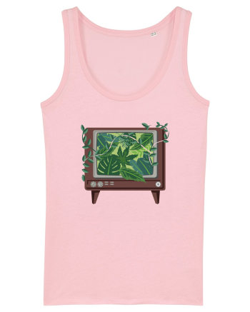 Vintage TV Nature Cotton Pink