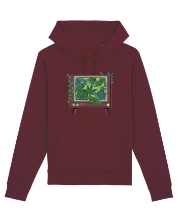 Vintage TV Nature Burgundy
